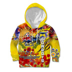 Personalised Australia Rugby Cowboys ANZAC Kid Hoodie North Queensland Scratch Style