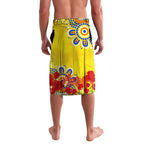 Personalised Australia Rugby Cowboys ANZAC Lavalava North Queensland Scratch Style