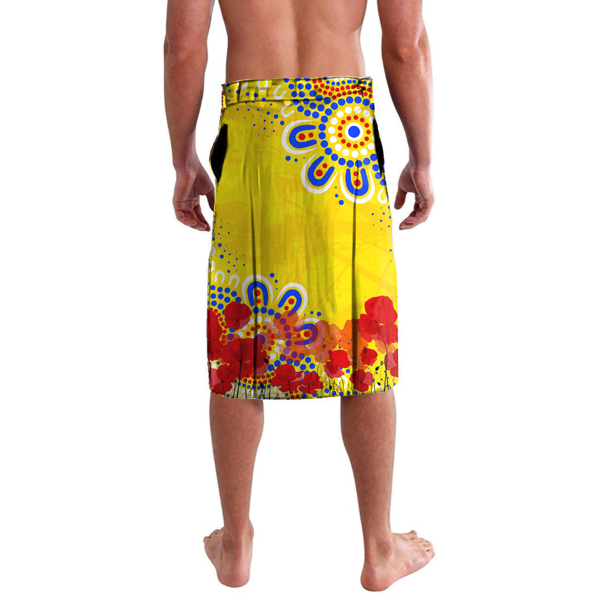 Personalised Australia Rugby Cowboys ANZAC Lavalava North Queensland Scratch Style