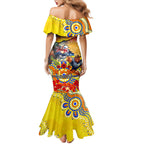 Personalised Australia Rugby Cowboys ANZAC Mermaid Dress North Queensland Scratch Style