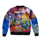 Personalised Australia Rugby Eels ANZAC Bomber Jacket Parramatta Scratch Style