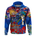 Personalised Australia Rugby Eels ANZAC Hoodie Parramatta Scratch Style