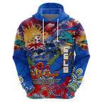 Personalised Australia Rugby Eels ANZAC Hoodie Parramatta Scratch Style