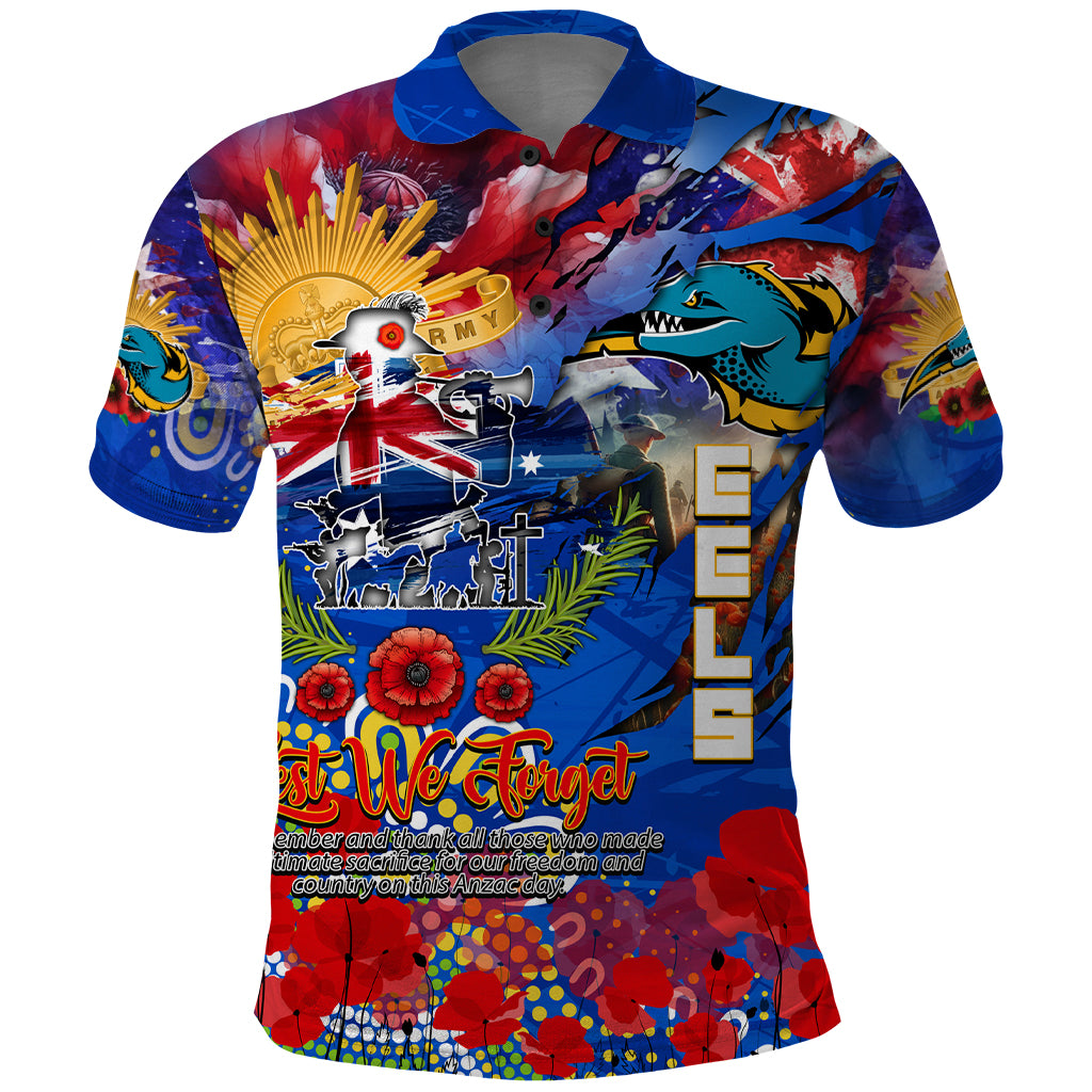 Personalised Australia Rugby Eels ANZAC Polo Shirt Parramatta Scratch Style