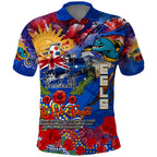 Personalised Australia Rugby Eels ANZAC Polo Shirt Parramatta Scratch Style