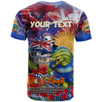 Personalised Australia Rugby Eels ANZAC T Shirt Parramatta Scratch Style