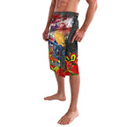 Personalised Australia Rugby Panthers ANZAC Lavalava Penrith Scratch Style