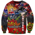 Personalised Australia Rugby Panthers ANZAC Sweatshirt Penrith Scratch Style