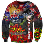 Personalised Australia Rugby Panthers ANZAC Sweatshirt Penrith Scratch Style