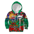 Personalised Australia Rugby Rabbitohs ANZAC Kid Hoodie South Sydney Scratch Style