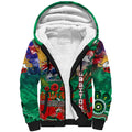 Personalised Australia Rugby Rabbitohs ANZAC Sherpa Hoodie South Sydney Scratch Style