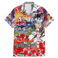 Personalised Australia Rugby Dragons ANZAC Family Matching Mermaid Dress and Hawaiian Shirt St George Illawarra Scratch Style