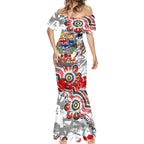 Personalised Australia Rugby Dragons ANZAC Mermaid Dress St George Illawarra Scratch Style