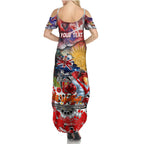 Personalised Australia Rugby Dragons ANZAC Summer Maxi Dress St George Illawarra Scratch Style