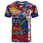 Personalised Australia Rugby Roosters ANZAC T Shirt Sydney Scratch Style