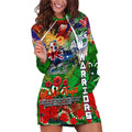 Personalised New Zealand Warriors ANZAC Hoodie Dress Scratch Style DT02