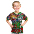 Personalised New Zealand Warriors ANZAC Kid T Shirt Scratch Style DT02