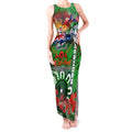 Personalised New Zealand Warriors ANZAC Tank Maxi Dress Scratch Style DT02