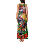 Personalised New Zealand Warriors ANZAC Tank Maxi Dress Scratch Style DT02