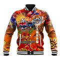 Personalised Australia Rugby Tigers ANZAC Baseball Jacket Wests Scratch Style