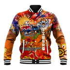 Personalised Australia Rugby Tigers ANZAC Baseball Jacket Wests Scratch Style