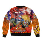 Personalised Australia Rugby Tigers ANZAC Bomber Jacket Wests Scratch Style