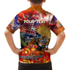 Personalised Australia Rugby Tigers ANZAC Hawaiian Shirt Wests Scratch Style