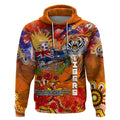 Personalised Australia Rugby Tigers ANZAC Hoodie Wests Scratch Style