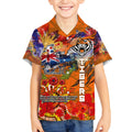 Personalised Australia Rugby Tigers ANZAC Kid Hawaiian Shirt Wests Scratch Style