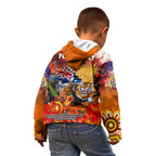 Personalised Australia Rugby Tigers ANZAC Kid Hoodie Wests Scratch Style