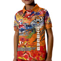 Personalised Australia Rugby Tigers ANZAC Kid Polo Shirt Wests Scratch Style