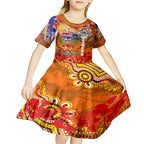 Personalised Australia Rugby Tigers ANZAC Kid Short Sleeve Dress Wests Scratch Style