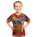 Personalised Australia Rugby Tigers ANZAC Kid T Shirt Wests Scratch Style
