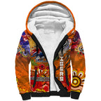 Personalised Australia Rugby Tigers ANZAC Sherpa Hoodie Wests Scratch Style