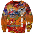 Personalised Australia Rugby Tigers ANZAC Sweatshirt Wests Scratch Style