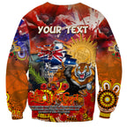 Personalised Australia Rugby Tigers ANZAC Sweatshirt Wests Scratch Style