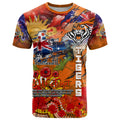 Personalised Australia Rugby Tigers ANZAC T Shirt Wests Scratch Style