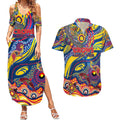 Custom NAIDOC Week 2024 Crows Couples Matching Summer Maxi Dress and Hawaiian Shirt Aboriginal Animals Keep The Fire Burning