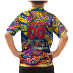 Custom NAIDOC Week 2024 Crows Family Matching Mermaid Dress and Hawaiian Shirt Aboriginal Animals Keep The Fire Burning