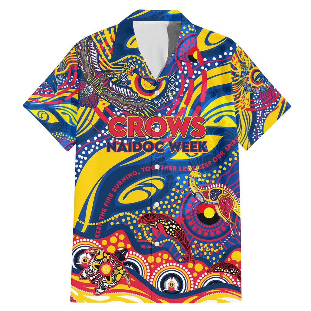 Custom NAIDOC Week 2024 Crows Family Matching Mermaid Dress and Hawaiian Shirt Aboriginal Animals Keep The Fire Burning