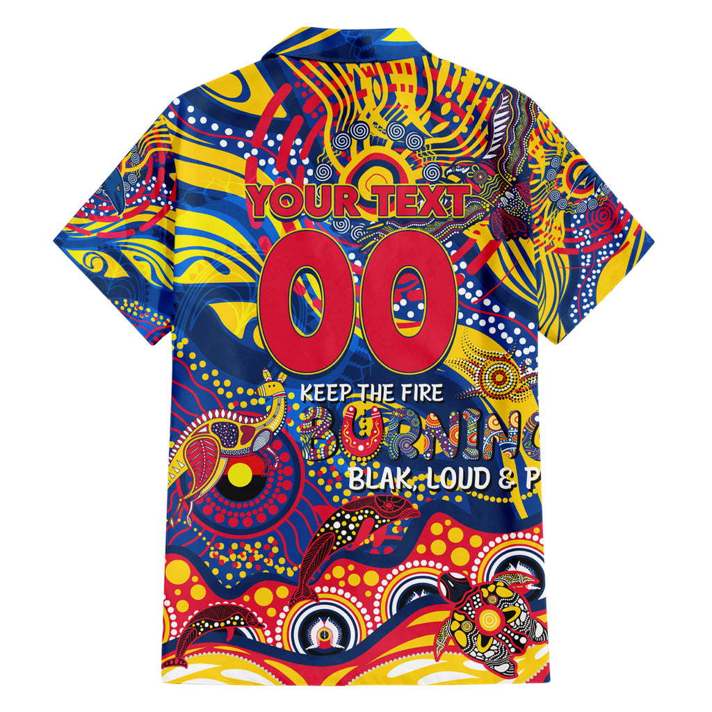 Custom NAIDOC Week 2024 Crows Hawaiian Shirt Aboriginal Animals Keep The Fire Burning