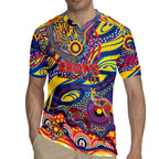 Custom NAIDOC Week 2024 Crows Rugby Jersey Aboriginal Animals Keep The Fire Burning