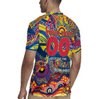 Custom NAIDOC Week 2024 Crows Rugby Jersey Aboriginal Animals Keep The Fire Burning
