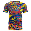 Custom NAIDOC Week 2024 Crows T Shirt Aboriginal Animals Keep The Fire Burning