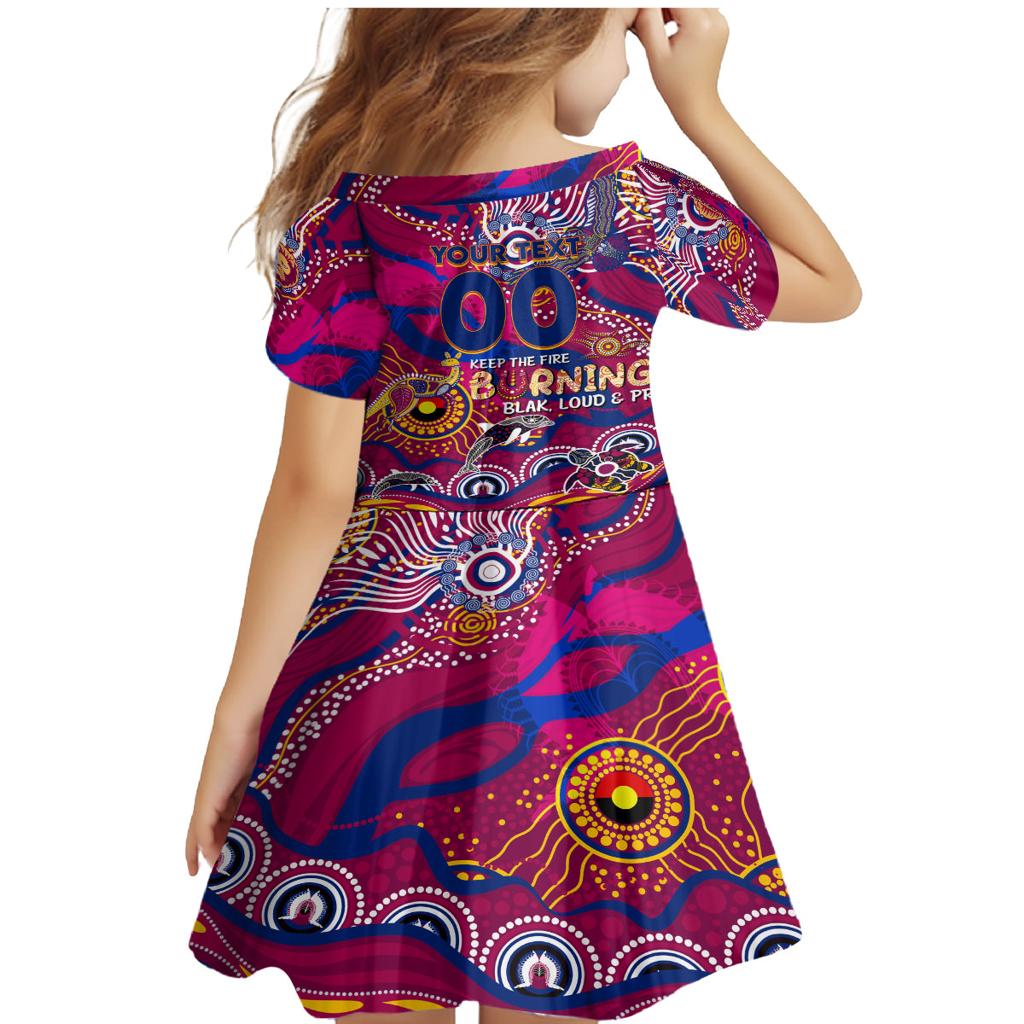 Custom NAIDOC Week 2024 Lions Family Matching Mermaid Dress and Hawaiian Shirt Aboriginal Animals Keep The Fire Burning