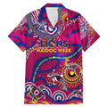 Custom NAIDOC Week 2024 Lions Family Matching Mermaid Dress and Hawaiian Shirt Aboriginal Animals Keep The Fire Burning