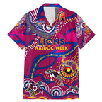 Custom NAIDOC Week 2024 Lions Family Matching Mermaid Dress and Hawaiian Shirt Aboriginal Animals Keep The Fire Burning