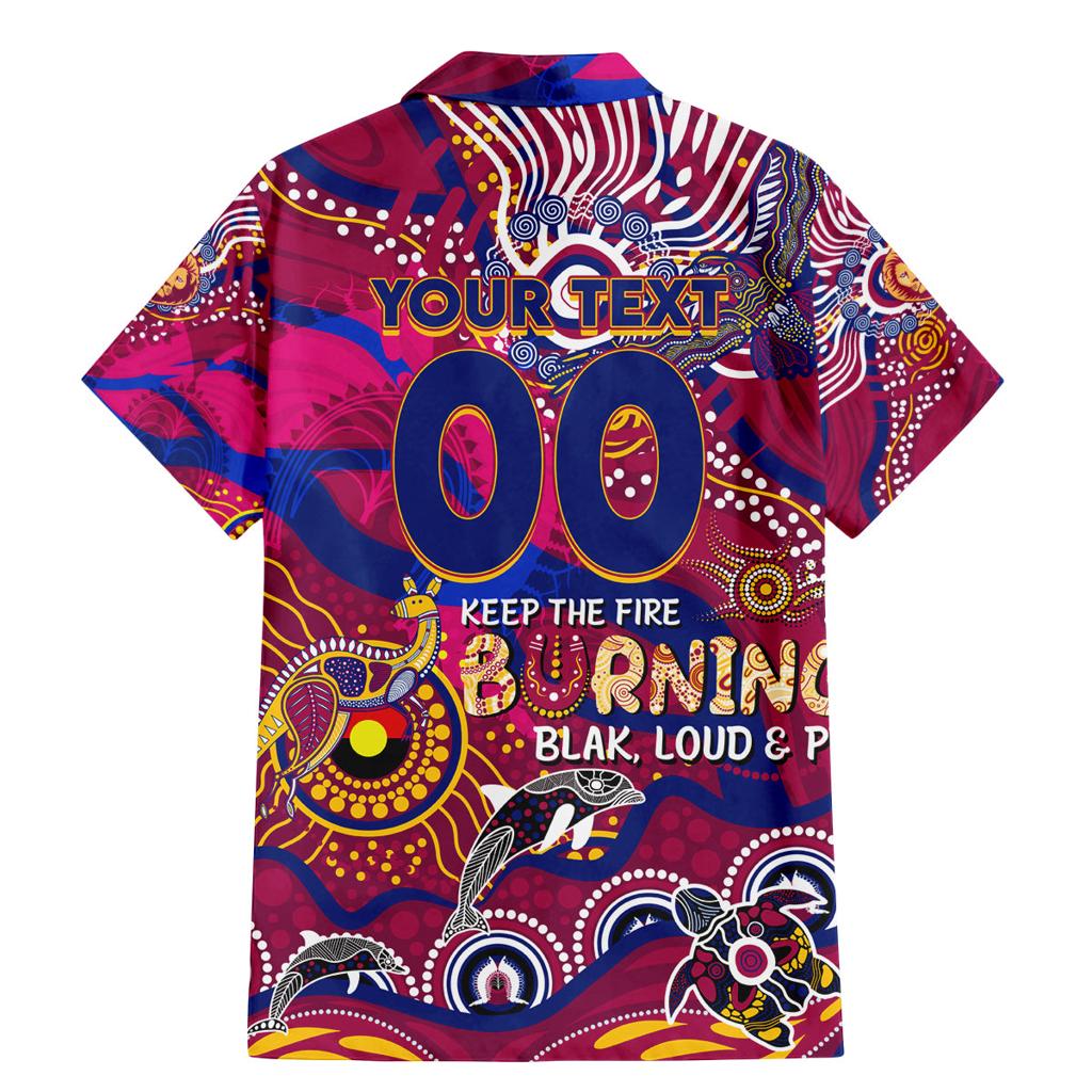 Custom NAIDOC Week 2024 Lions Family Matching Mermaid Dress and Hawaiian Shirt Aboriginal Animals Keep The Fire Burning
