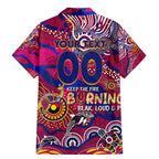Custom NAIDOC Week 2024 Lions Family Matching Mermaid Dress and Hawaiian Shirt Aboriginal Animals Keep The Fire Burning