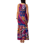 Custom NAIDOC Week 2024 Lions Family Matching Tank Maxi Dress and Hawaiian Shirt Aboriginal Animals Keep The Fire Burning